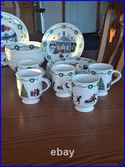 Nikko Americana Christmas Dinnerware Design By Charles Wysocki 31 Piece Grouping Nikko Americana Christmas Dinnerware Design By Charles Wysocki 31 Piece Grouping
