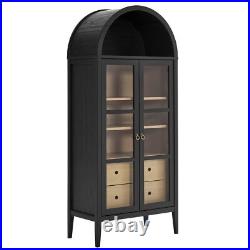 Nolan Tall Arched Storage Display Cabinet Nolan Tall Arched Storage Display Cabinet