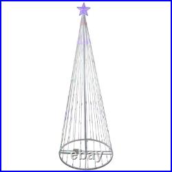 Northlight 12' Multi-Color LED Show Cone Christmas Tree Outdoor Decoration Northlight 12' Multi-Color LED Show Cone Christmas Tree Outdoor Decoration