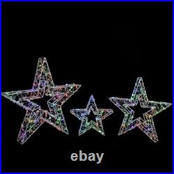 Northlight 3 LED Lighted Color Changing Stars Outdoor Christmas Decorations 23 Northlight 3 LED Lighted Color Changing Stars Outdoor Christmas Decorations 23