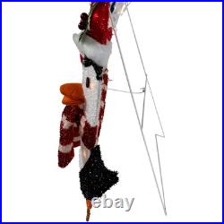 Northlight 41.25 Ice Skating Polar Bear Penguin Outdoor Christmas Decoration Northlight 41.25 Ice Skating Polar Bear Penguin Outdoor Christmas Decoration