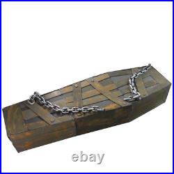 Northlight 63 Animated and Musical Chained Shaking Coffin Halloween Decoration