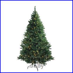 Northlight 6.5' x 49 Buffalo Fir Medium Artificial Christmas Tree White Lights