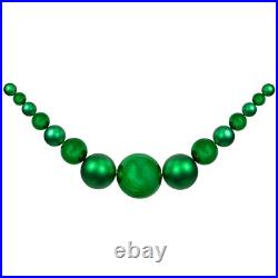 Northlight 6' Green Shiny and Matte Shatterproof Ball Christmas Swag Northlight 6' Green Shiny and Matte Shatterproof Ball Christmas Swag
