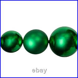 Northlight 6' Green Shiny and Matte Shatterproof Ball Christmas Swag Northlight 6' Green Shiny and Matte Shatterproof Ball Christmas Swag