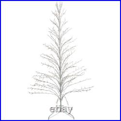 Northlight 6' White Christmas Cascade Twig Tree Outdoor Yard Decor Clear Light Northlight 6' White Christmas Cascade Twig Tree Outdoor Yard Decor Clear Light