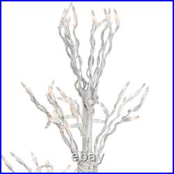 Northlight 6' White Christmas Cascade Twig Tree Outdoor Yard Decor Clear Light Northlight 6' White Christmas Cascade Twig Tree Outdoor Yard Decor Clear Light