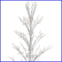 Northlight 6' White Christmas Cascade Twig Tree Outdoor Yard Decor Clear Light Northlight 6' White Christmas Cascade Twig Tree Outdoor Yard Decor Clear Light