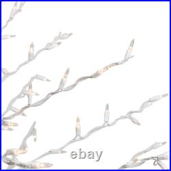Northlight 6' White Christmas Cascade Twig Tree Outdoor Yard Decor Clear Light Northlight 6' White Christmas Cascade Twig Tree Outdoor Yard Decor Clear Light