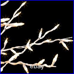 Northlight 6' White Christmas Cascade Twig Tree Outdoor Yard Decor Clear Light Northlight 6' White Christmas Cascade Twig Tree Outdoor Yard Decor Clear Light