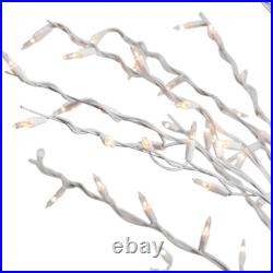Northlight 6' White Christmas Cascade Twig Tree Outdoor Yard Decor Clear Light Northlight 6' White Christmas Cascade Twig Tree Outdoor Yard Decor Clear Light