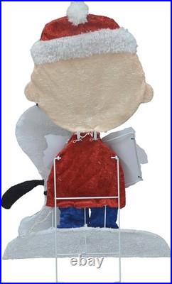 Northlight LED Lighted Peanuts Charlie Brown and Snoopy Caroling Outdoor