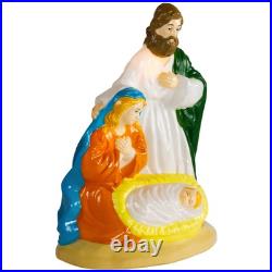 Northlight Lighted Nativity Scene Blow Mold Outdoor Christmas Decoration 34 Northlight Lighted Nativity Scene Blow Mold Outdoor Christmas Decoration 34