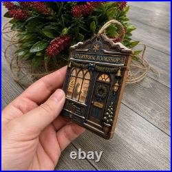 Nostalgic Bookshop Wooden Ornament Vintage Gift for Book Lovers