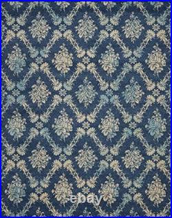 Nourison TRA09 Tranquil Vintage Damask Navy/Light Blue Area Rug 8'10 X 11'10
