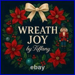 Nutcracker Theme Christmas Door Swag Wreath Handmade
