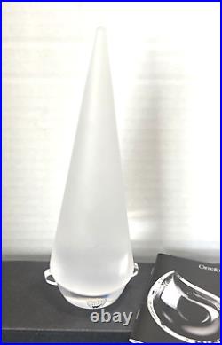 ORREFORS Crystal Santa Elf Gnome Swedish Paperweight Figurine LENA BERGSTROM MIB ORREFORS Crystal Santa Elf Gnome Swedish Paperweight Figurine LENA BERGSTROM MIB