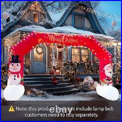 OZIS 20Ft Christmas Inflatable Arch Outdoor Red, Giant Inflatable Archway