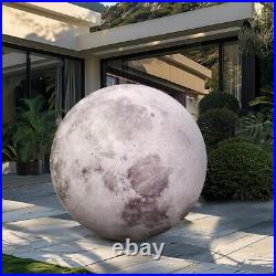 OZIS 40'' Large Inflatable Moon, Inflatable Solar System LED Planet Moon Balloon OZIS 40'' Large Inflatable Moon, Inflatable Solar System LED Planet Moon Balloon