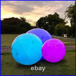 OZIS 40'' Large Inflatable Moon, Inflatable Solar System LED Planet Moon Balloon OZIS 40'' Large Inflatable Moon, Inflatable Solar System LED Planet Moon Balloon