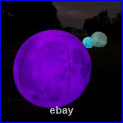 OZIS 40'' Large Inflatable Moon, Inflatable Solar System LED Planet Moon Balloon OZIS 40'' Large Inflatable Moon, Inflatable Solar System LED Planet Moon Balloon