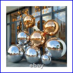 OZIS 40inch Giant Inflatable Mirror Ball for Hanging&Standing PVC Airtight Di