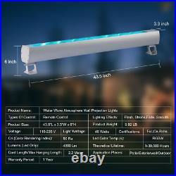 Ocean Wave Projector, 40in Water Effect Light, Ambient Lighting Outdoor Wall