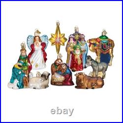 Old World Christmas Nativity Collection Ornament Set 14020