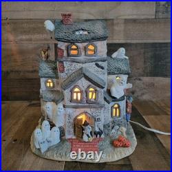 Old World Christmas OWC 1987 Halloween Haunted House Lights Ghost Rare Tested