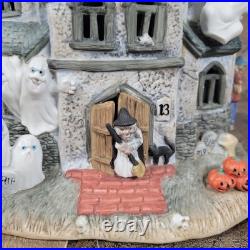 Old World Christmas OWC 1987 Halloween Haunted House Lights Ghost Rare Tested