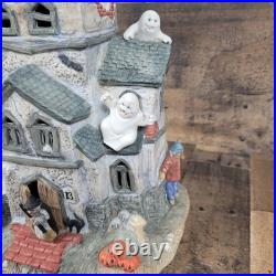 Old World Christmas OWC 1987 Halloween Haunted House Lights Ghost Rare Tested