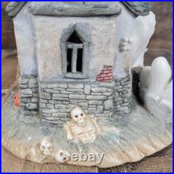 Old World Christmas OWC 1987 Halloween Haunted House Lights Ghost Rare Tested
