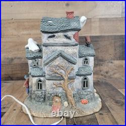 Old World Christmas OWC 1987 Halloween Haunted House Lights Ghost Rare Tested