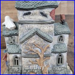 Old World Christmas OWC 1987 Halloween Haunted House Lights Ghost Rare Tested