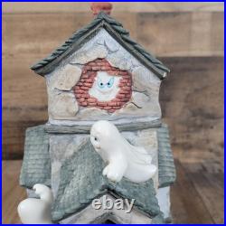 Old World Christmas OWC 1987 Halloween Haunted House Lights Ghost Rare Tested