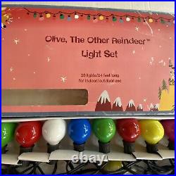 Olive The Other Reindeer Christmas Light Set 25 Lights Nordstrom 1997 + 1 extra