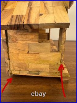 Olive Wood Hand-carved Nativity Set and Manger READ