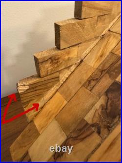 Olive Wood Hand-carved Nativity Set and Manger READ