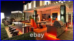 Orange LED Rope Flexible Light Outdoor 10' 20' 25' 50' 100' 150' Christmas Tree