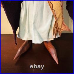 Original Sheila Bentley One of a kind Art Doll Halloween Hag Witch Miss October