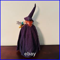 Original Sheila Bentley One of a kind Art Doll Halloween Hag Witch with Baby