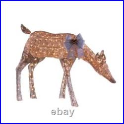 Outdoor Holiday Reindeer Set (2) Pre-Lit Christmas Decoration 7.5 ft & 4.5 ft Outdoor Holiday Reindeer Set (2) Pre-Lit Christmas Decoration 7.5 ft & 4.5 ft