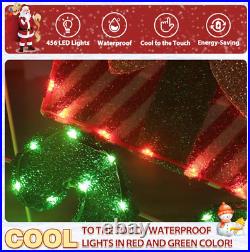 Outdoor Merry Christmas Sign Holiday Yard Decoration Pre Lit LED 6' Stake Mount Outdoor Merry Christmas Sign Holiday Yard Decoration Pre Lit LED 6' Stake Mount