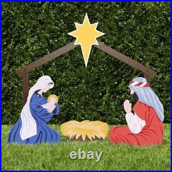 Outdoor Nativity Store / Set / Manger Scene /Holy Family LIFE SIZE (Color)