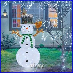 Outdoor Snowman Lighted, Pop-Up Lighted Snowman Outdoor Christmas Decorations Outdoor Snowman Lighted, Pop-Up Lighted Snowman Outdoor Christmas Decorations