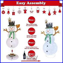 Outdoor Snowman Lighted, Pop-Up Lighted Snowman Outdoor Christmas Decorations Outdoor Snowman Lighted, Pop-Up Lighted Snowman Outdoor Christmas Decorations