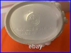 Over and Back Inc White Covered Soup Tureen Punch Bowl Fall Fruit Motif Japan Over and Back Inc White Covered Soup Tureen Punch Bowl Fall Fruit Motif Japan