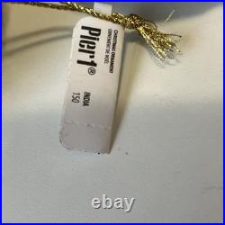 PIER 1 IMPORTS Glass MULTI MOSAIC Christmas BALL Ornament