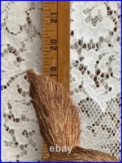 PIER 1 Sisal Staw Fox Wearing Plaid Jacket Retired HTF In Very Nice Condition