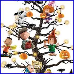 P? Nuts Ch? Rli? Brown Great Pumpkin Tree Glowing Sn? Py Halloween Decor Light Up